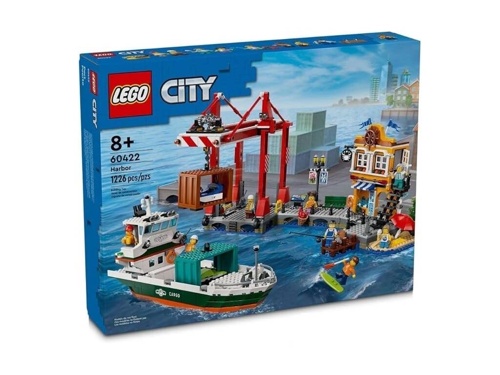 Lego City Puerto Marítimo con Buque de Mercancías 60422