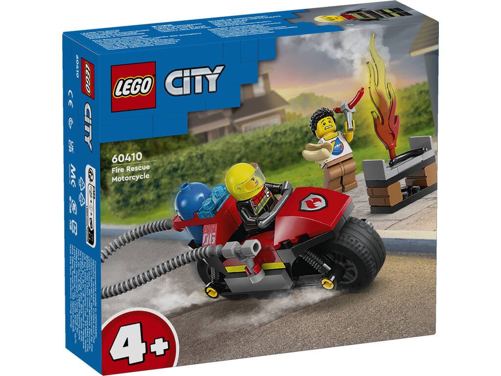 Lego City Moto de Resgate de Bombeiros 60410