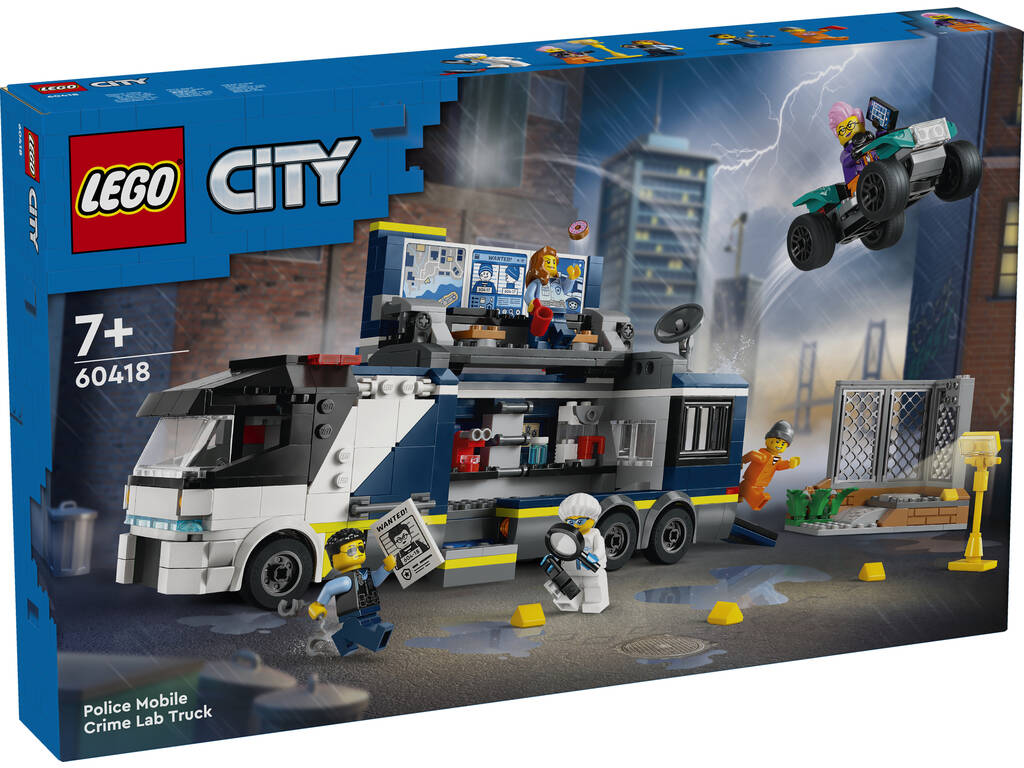 Laboratoire mobile de la police de Lego City 60418