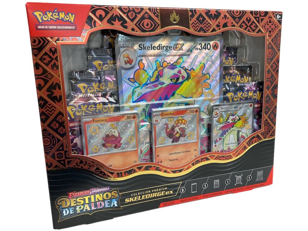 Pokémon TCG Escarlate e Púrpura Destinos de Paldea Coleção Premium Bandai PC50474
