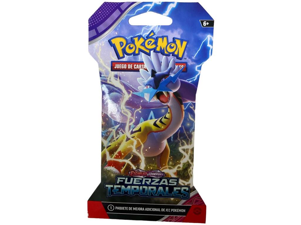 Pokémon TCG Busta in Blister Scarlatto e Viola Forze Temporali Bandai PC50477