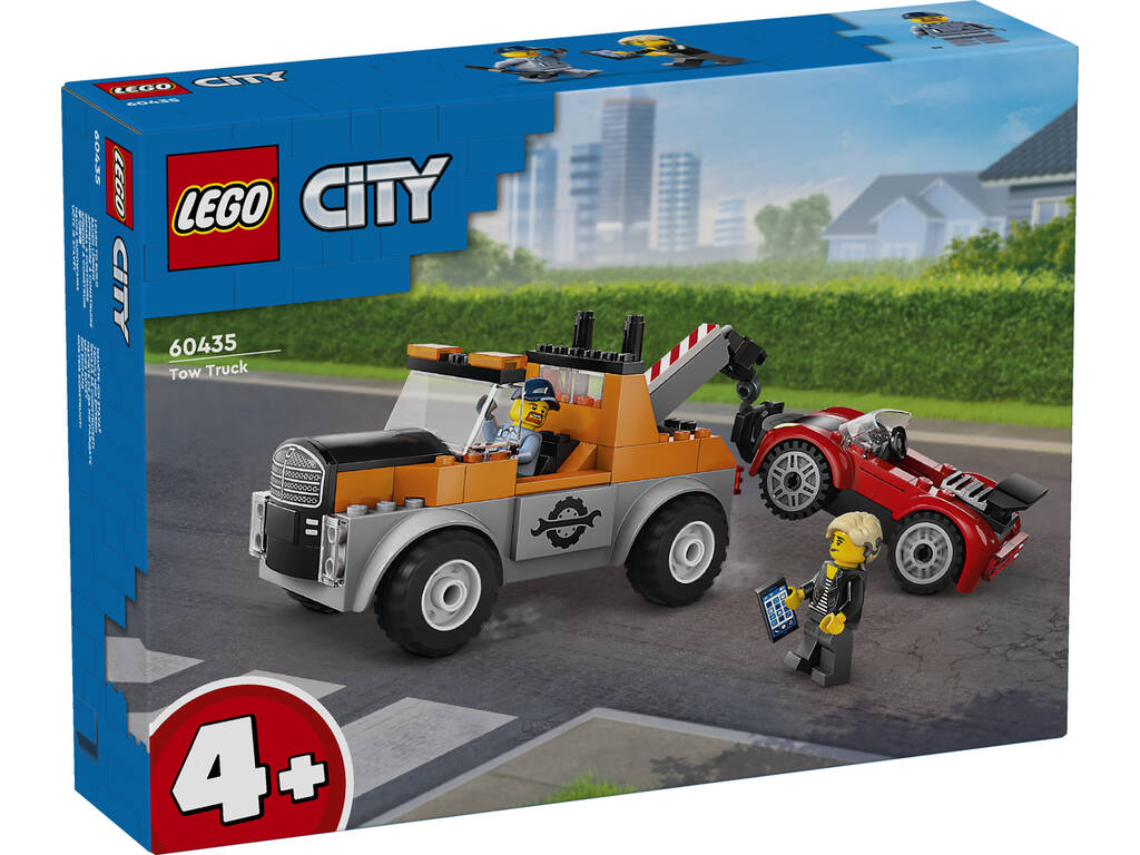 Lego City Autogru e riparazione auto sportive 60435