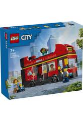 Lego City Bus touristique rouge  deux tages 60407