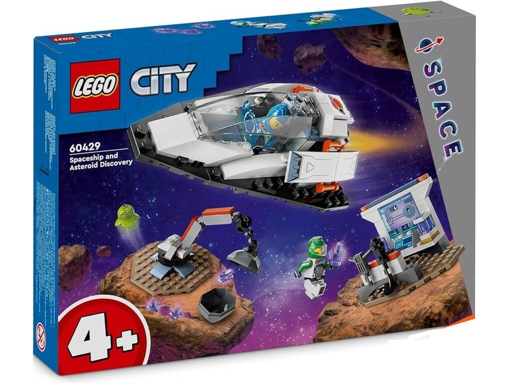 Lego City Space Nave Espacial y Descubrimiento del Asteroide 60429