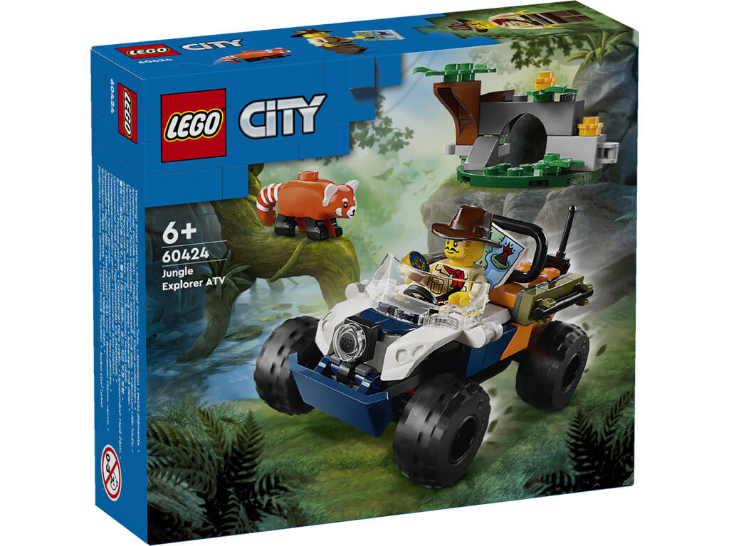 Lego City Exploration Jungle Explorers Off-Road and Rescue Mission 60424