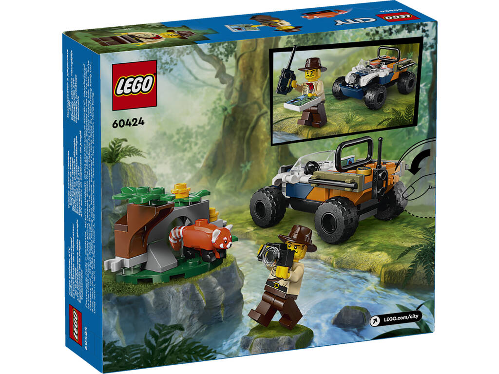 Lego City Exploration Offroad-Dschungelforscher und Rettungsmission 60424