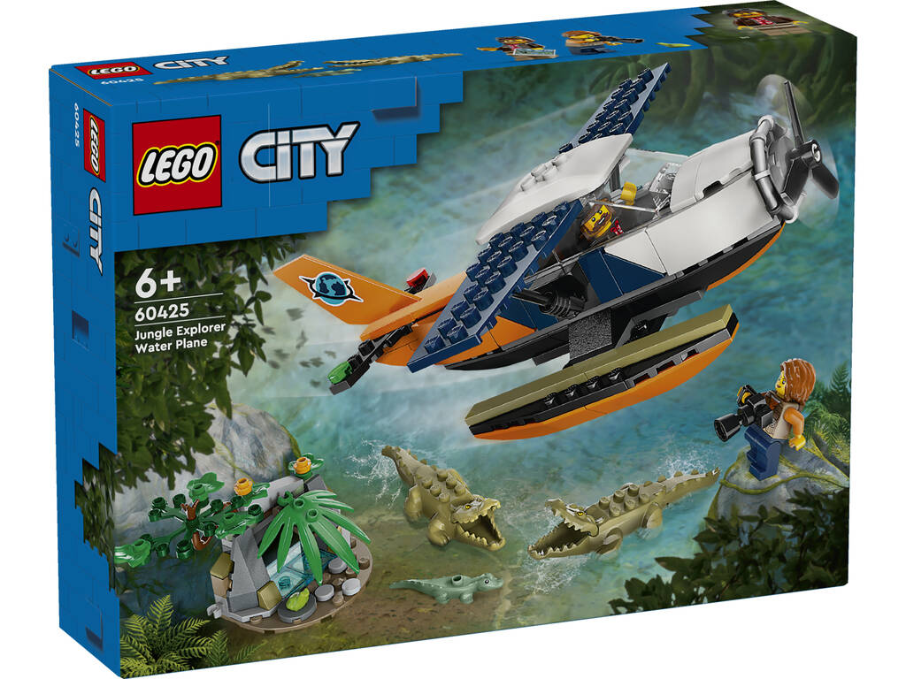 Lego City Exploration Esploratori della giungla Idroplano 60425