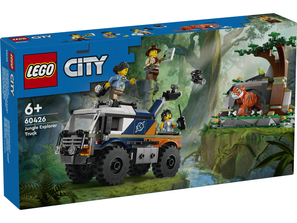 Lego City Exploration Exploradores de la Jungla Camión Todoterreno 60426