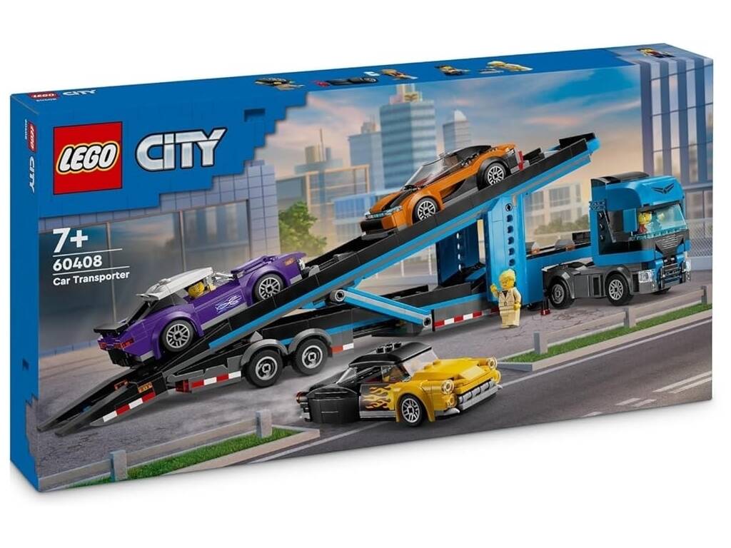 Lego City Camion da trasporto con auto sportive 60408