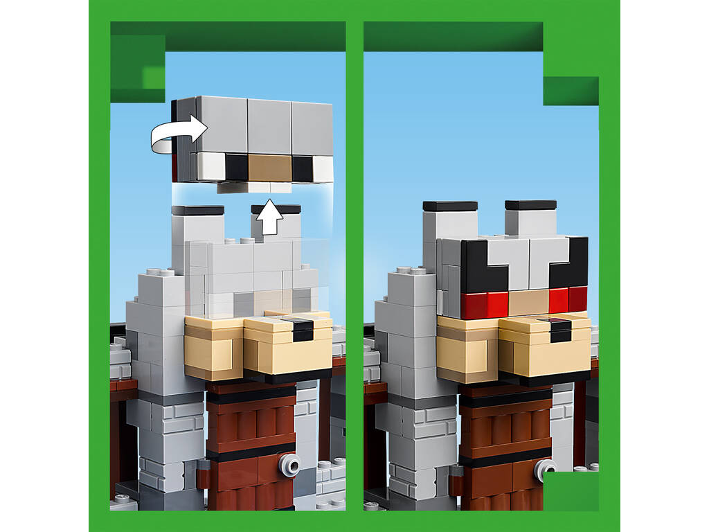 Lego Minecraft Forteresse du Loup 21261