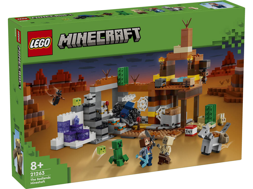 Lego Minecraft El Pozo de Mina de los Páramos 21263