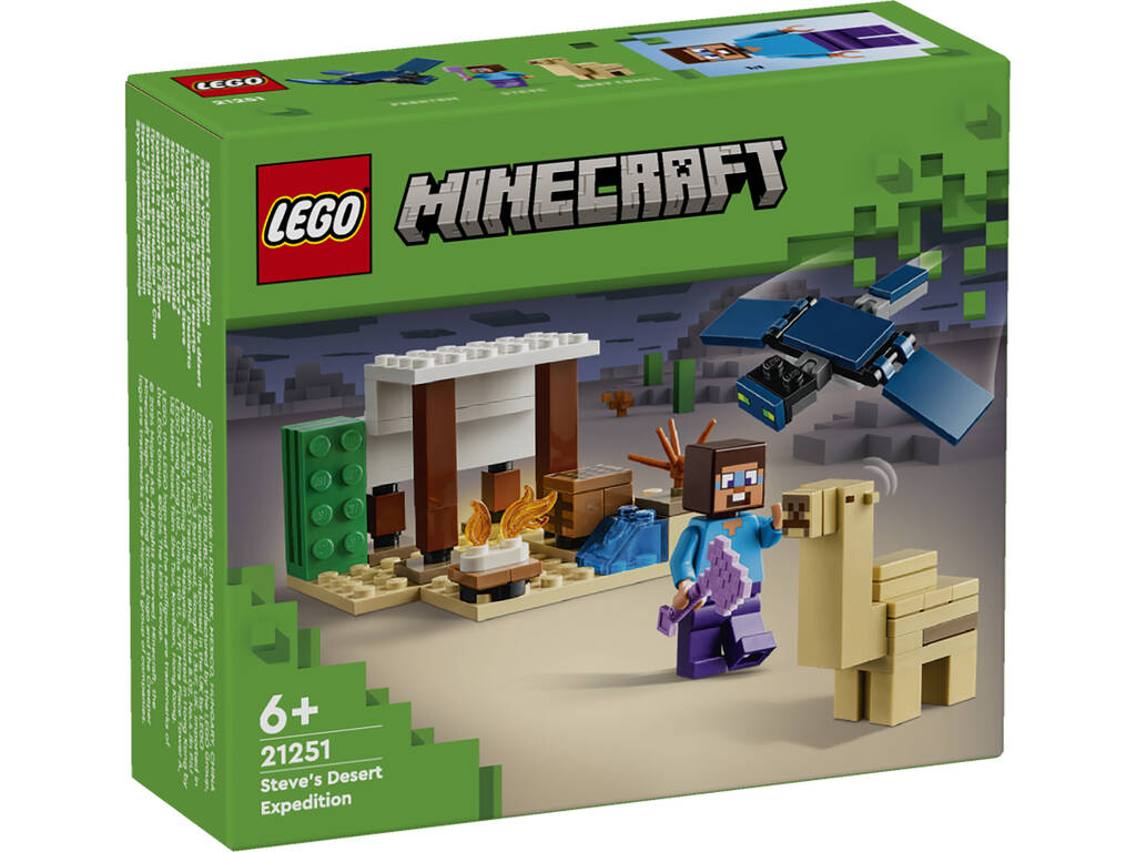 Lego Minecraft La Expedicion Steve va al Desierto 21251