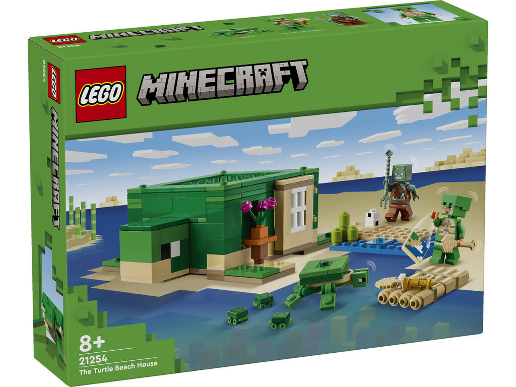 Lego Minecraft A Casa Tartaruga da Praia 21254