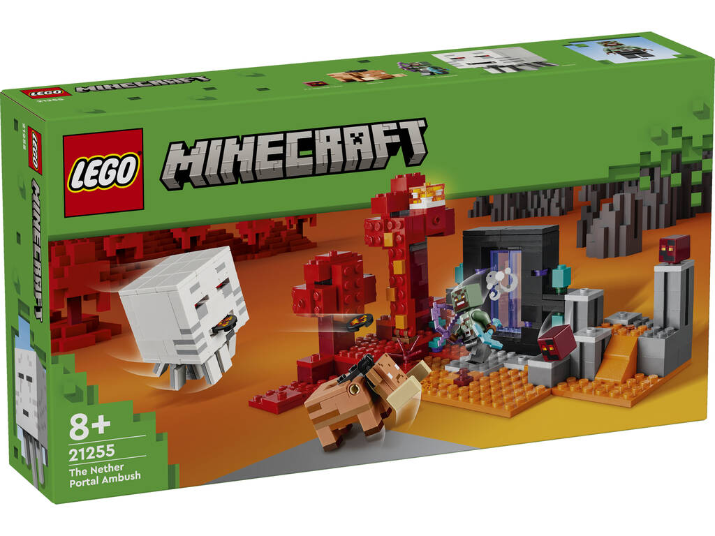 Lego Minecraft La Emboscada en el Portal del Nether 21255