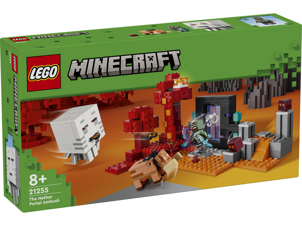 Lego Minecraft L'imboscata nel portale del Nether 21255