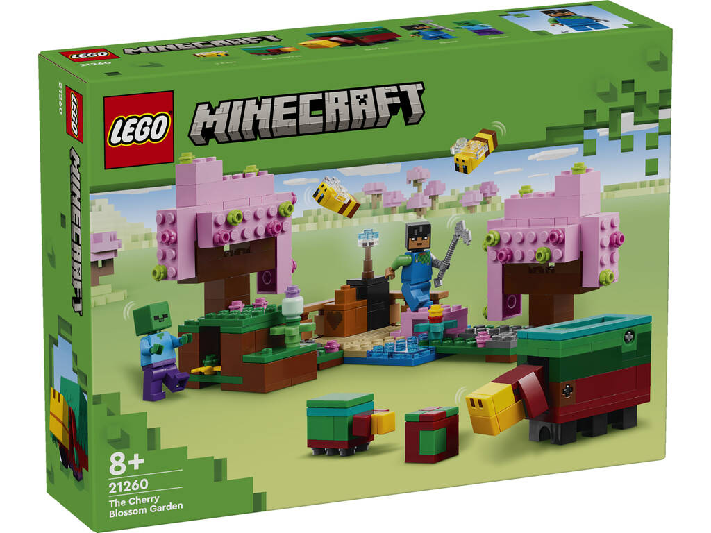 Lego Minecraft O Jardim de Cerejeiras em Flor 21260