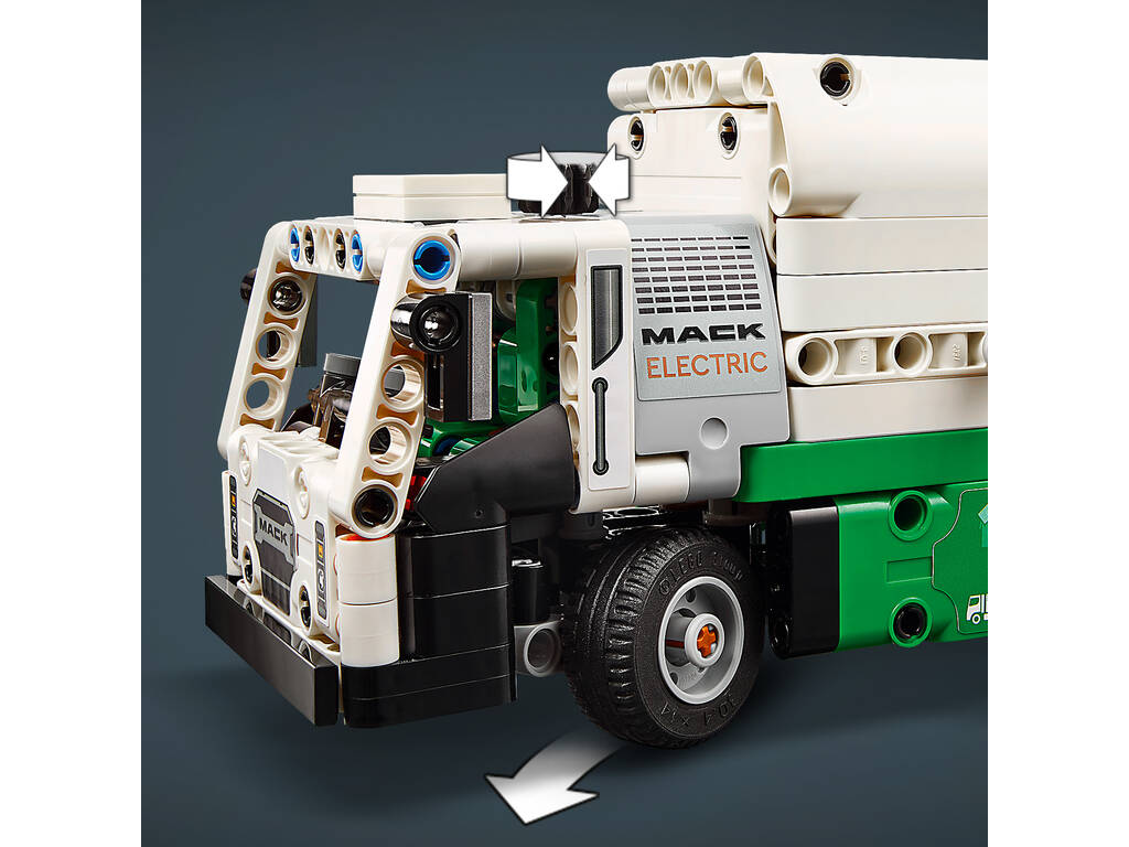 Lego Technic Camion dei rifiuti Mack LR Electric 42167