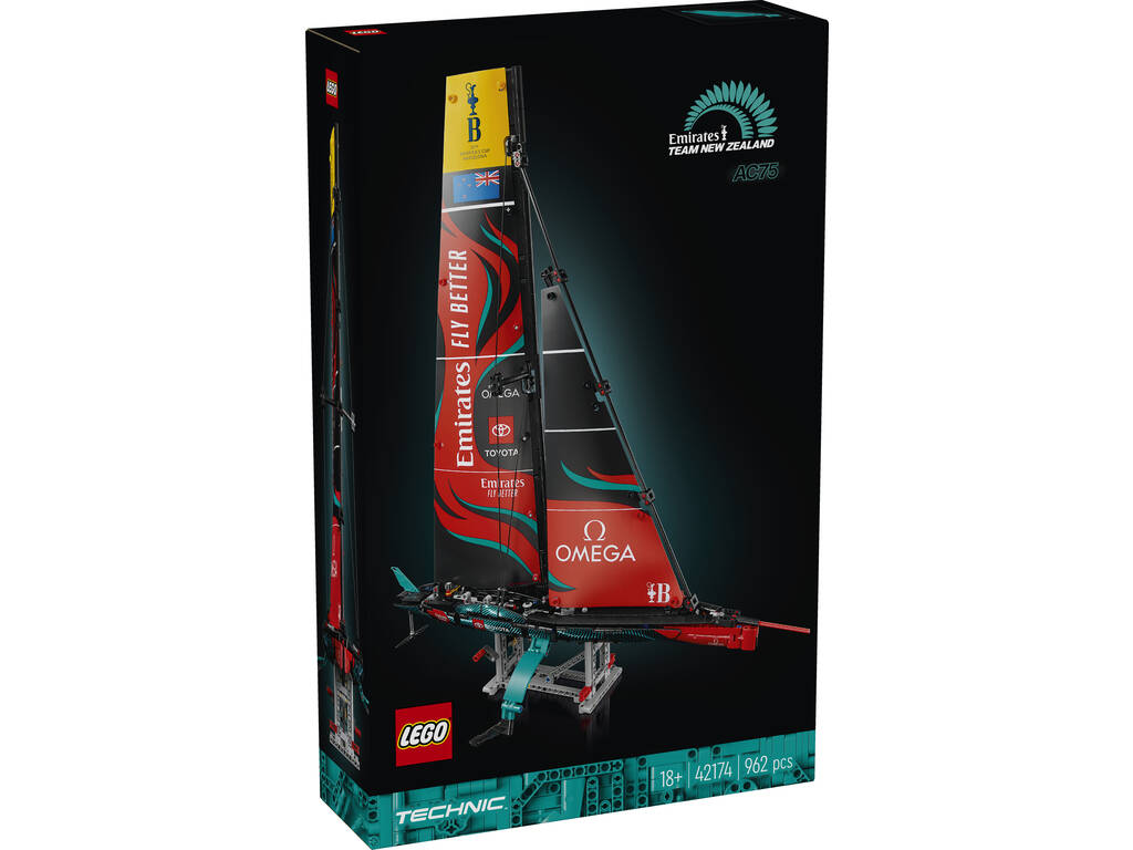 Lego Technic Yate Emirates Team New Zealand AC75 42174