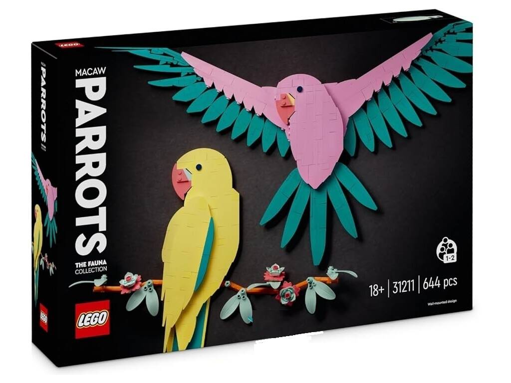 Lego Art Macaw Fauna Collection 31211