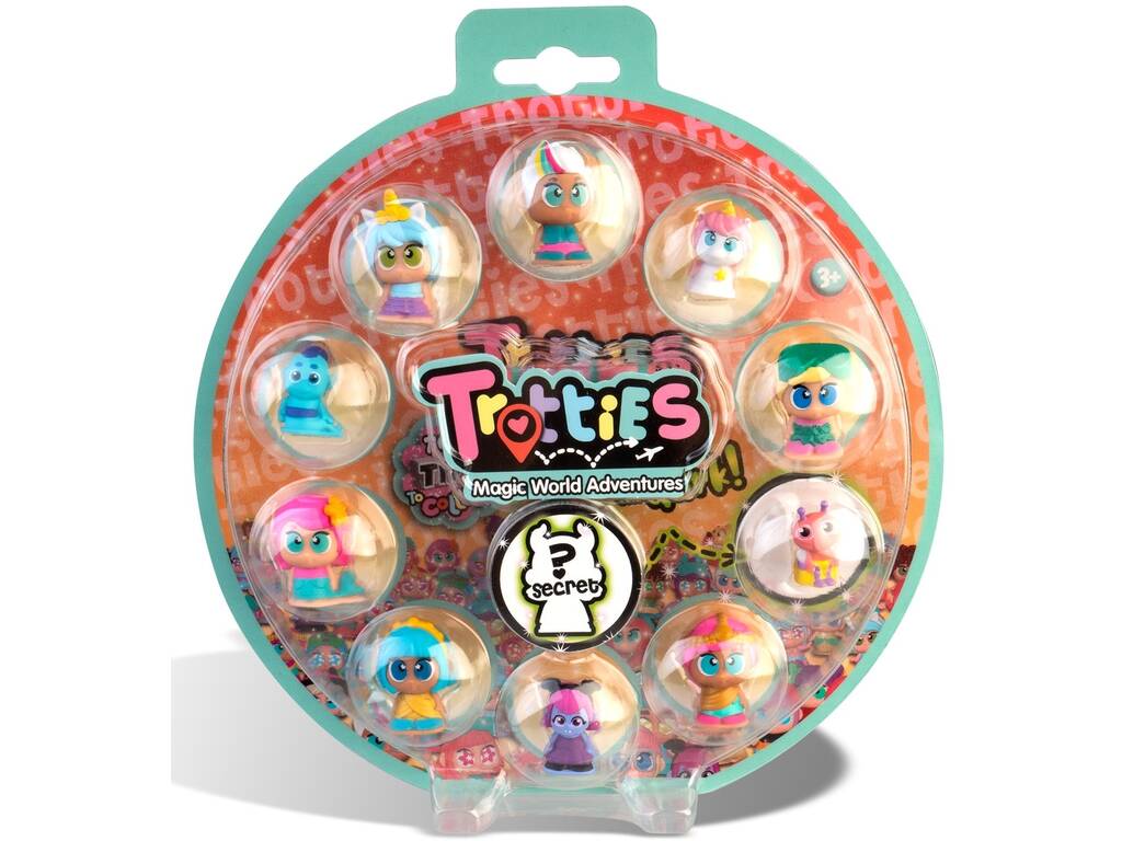 Trotties Tiny Pack 11 figuras com Figura Surpresa Famosa TFT25000