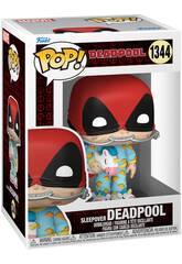 Funko Pop Marvel Deadpool Sleepover avec tête bobinée 76079