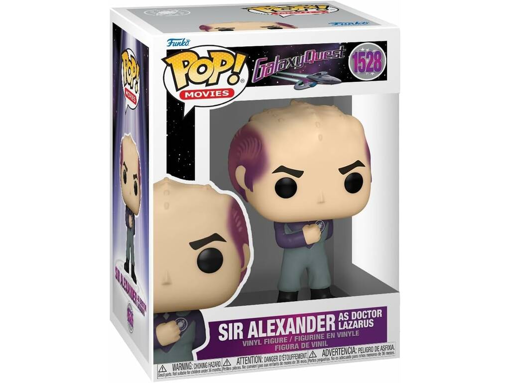 Funko Pop! Movies Galaxy Quest Figura Sir Alexander como Doutor Lazarus 75966