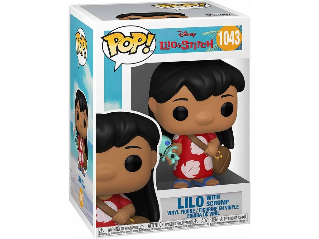 Funko Pop Disney Lilo e Stitch Figura Lilo con Scrump 55614