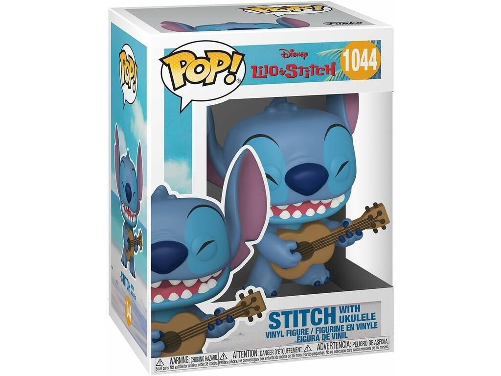Funko Pop Disney Lilo y Stitch Figura Stitch con Ukelele 55615