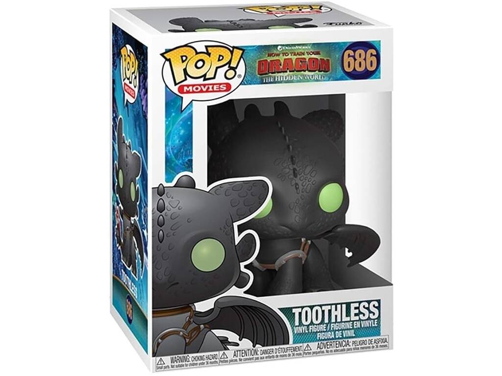 Funko Pop Movies Cómo Entrenar a Tu Dragón Figura Desdentado 36355