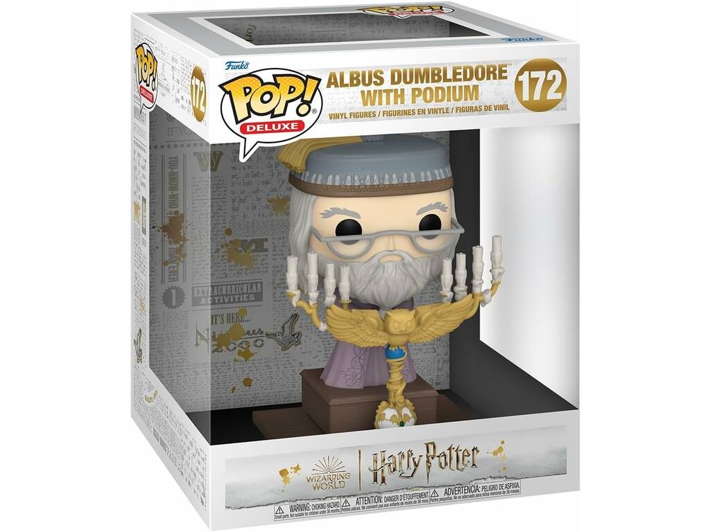 Funko Pop Deluxe Harry Potter Figur Albus Dumbledore mit Podium 76002