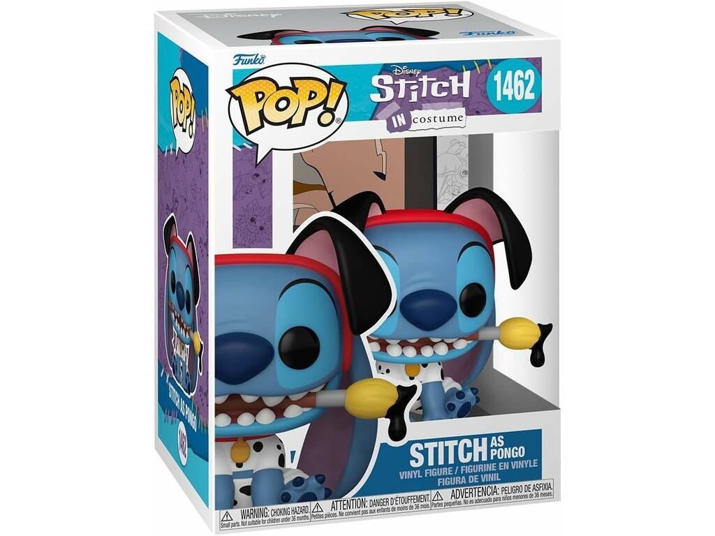 Funko Pop Stitch In Costume Figura Stitch come Pongo 75165