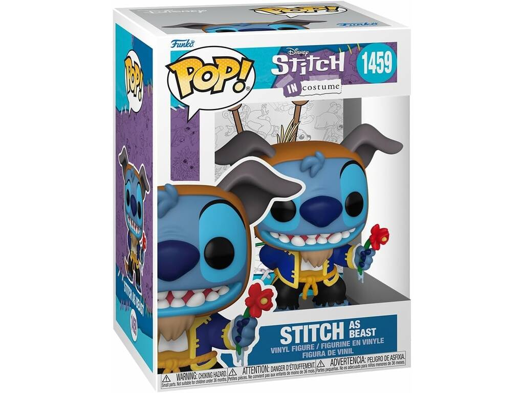 Funko Pop Stitch In Costume Figura Stitch como Fera Funko 75162