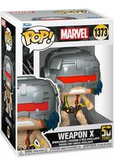 Funko Pop Marvel 50 Aniversario Lobezno Figura Weapon X con Cabeza Oscilante 77437