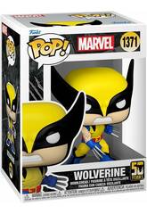Funko Pop Marvel 50 Aniversario Lobezno Figura Wolverine con Cabeza Oscilante 77438