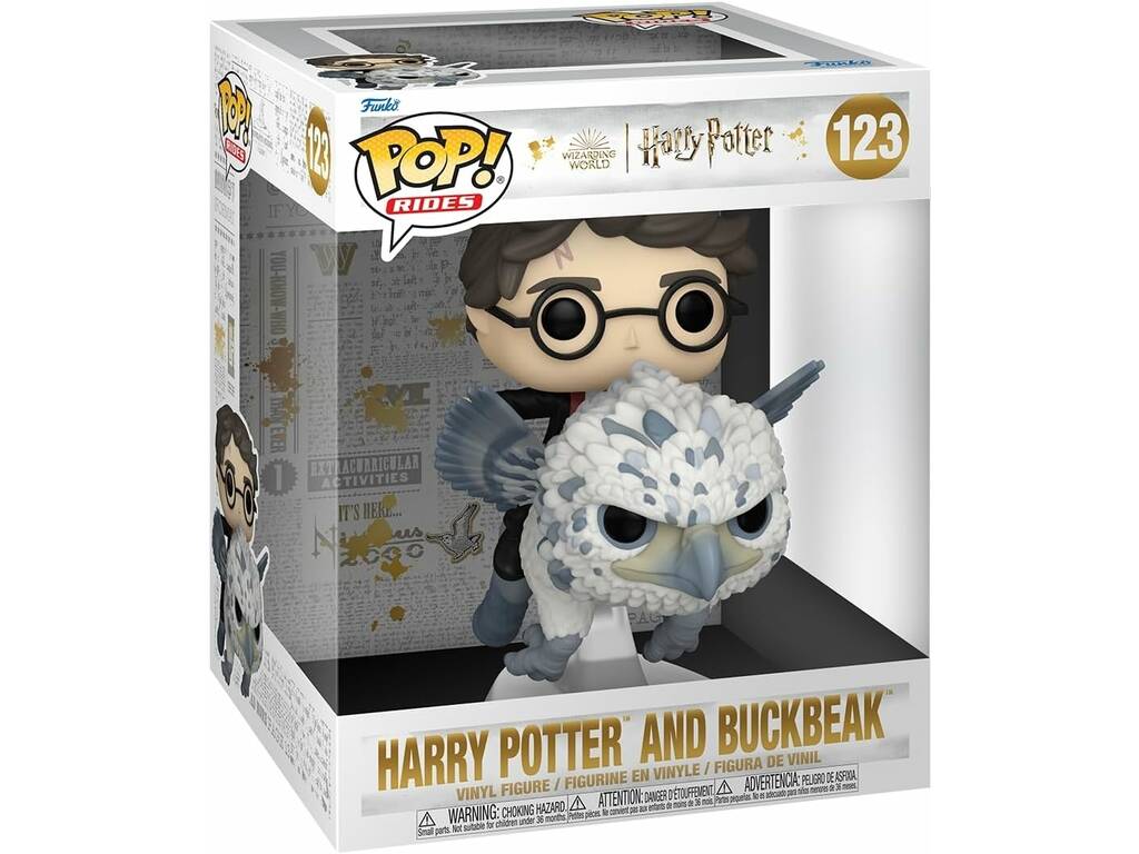Funko Pop Rides Harry Potter Figura Harry Potter y Buckbeak 76008