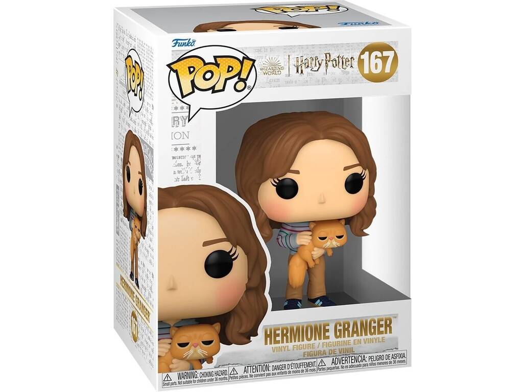 Funko Pop Harry Potter Figura Hermione Granger com Crookshanks