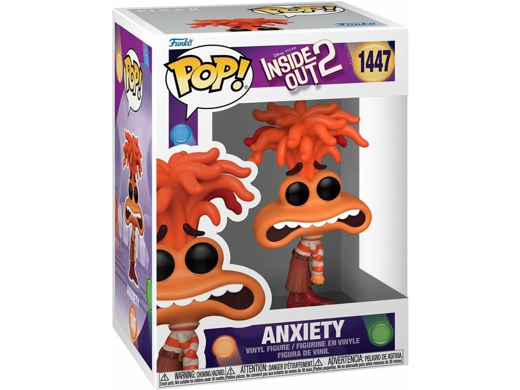 Funko Pop Inside Out 2 Disney Pixar Figure d'anxiété 75996