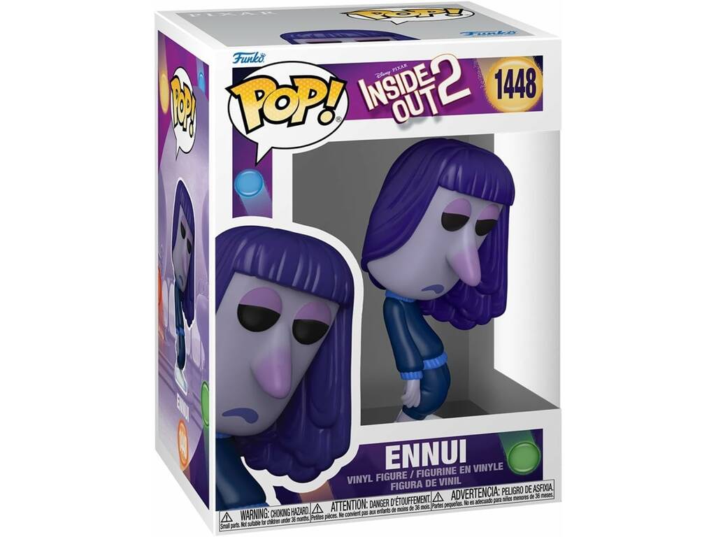 Funko Pop Inside Out 2 Disney Pixar Figura Ennui 75997