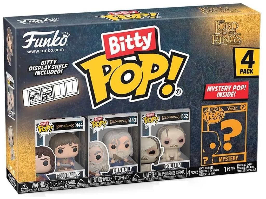 Funko Pop Bitty O Senhor dos Anéis Pack 4 Mini Figuras 26735