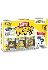 imagen Funko Pop Bitty Minions 4 Pack Mini Figures 73035