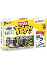 Funko Pop Bitty Minions Pack 4 Mini Figuras 73036