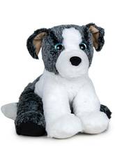 Peluche Nature Collection Softies Cane Grigio 24 cm. Famosa 760021801