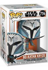 Funko Pop Star Wars Figura Bo-Katan Kryze con Cabeza Oscilante 80003