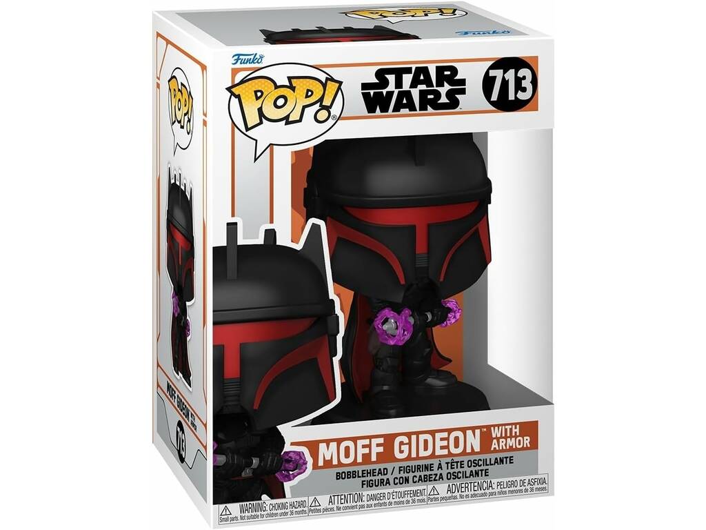 Funko Pop Star Wars Figura Moff Gideon com Armadura e Cabeça Oscilante 80005