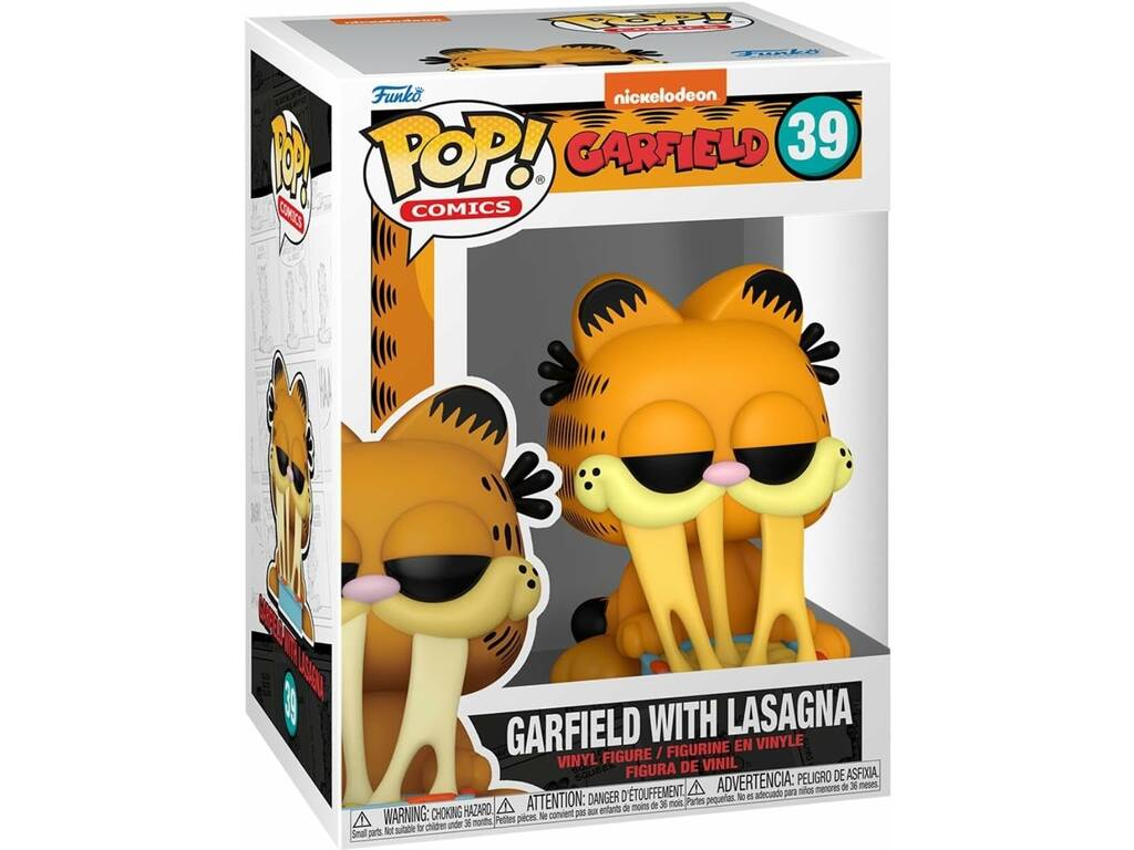 Funko Pop Comics Garfield Figura Garfield con Lasaña 80161