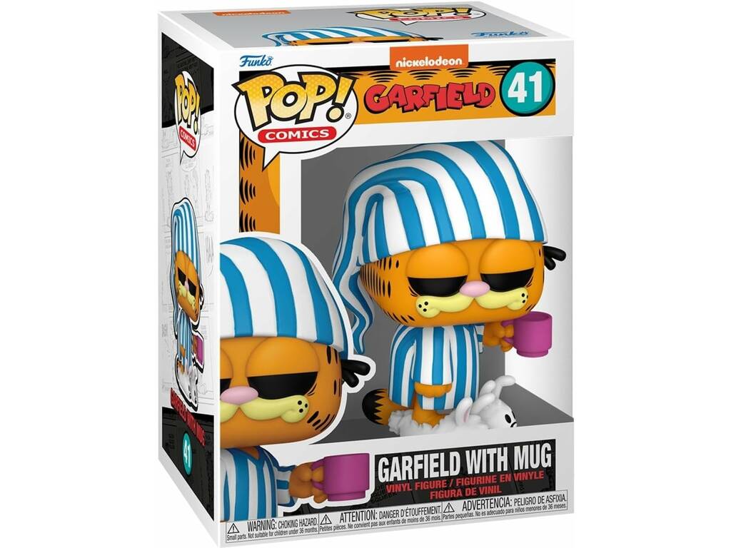 Funko Pop Comics Garfield Figura Garfield con Taza 80162