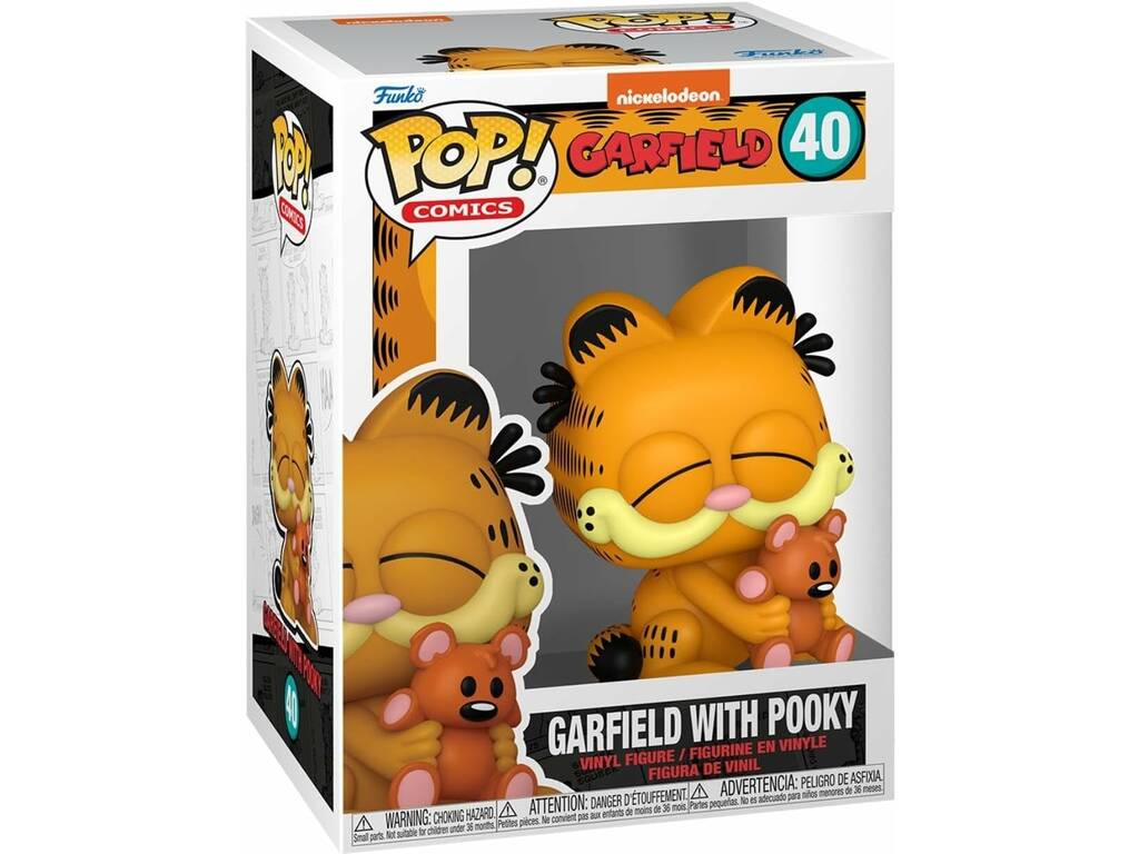 Funko Pop Comics Garfield Figura Garfield con Pooky 80163