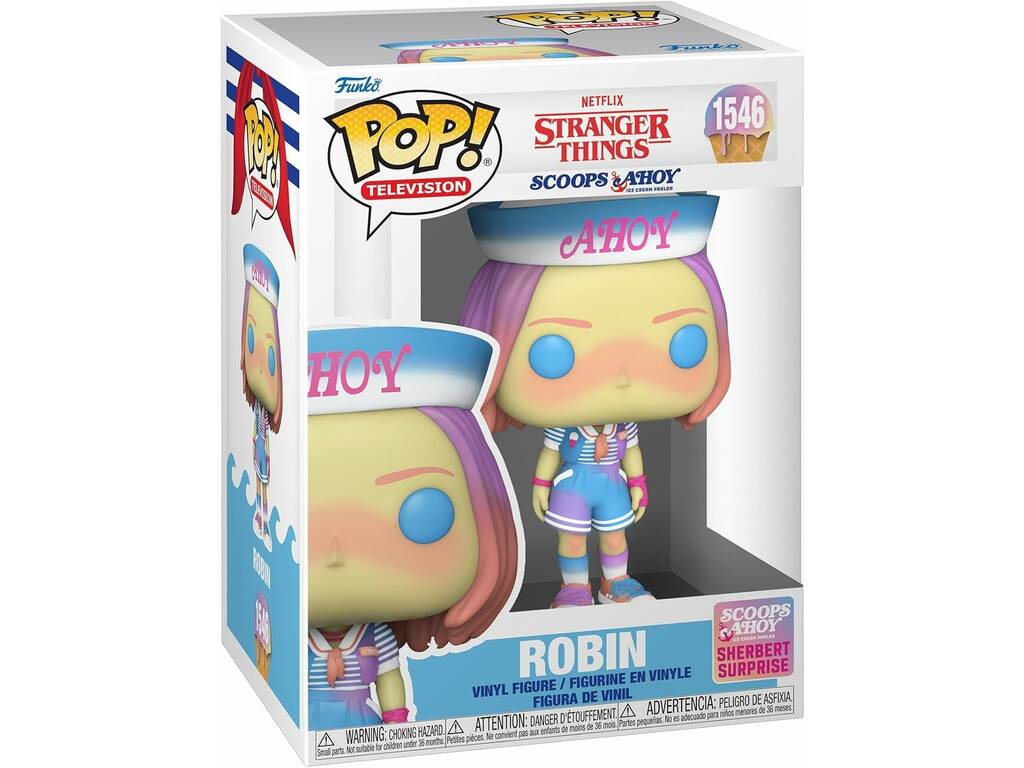 Funko Pop Television Stranger Things Scoops Ahoy Figura Robin 79997