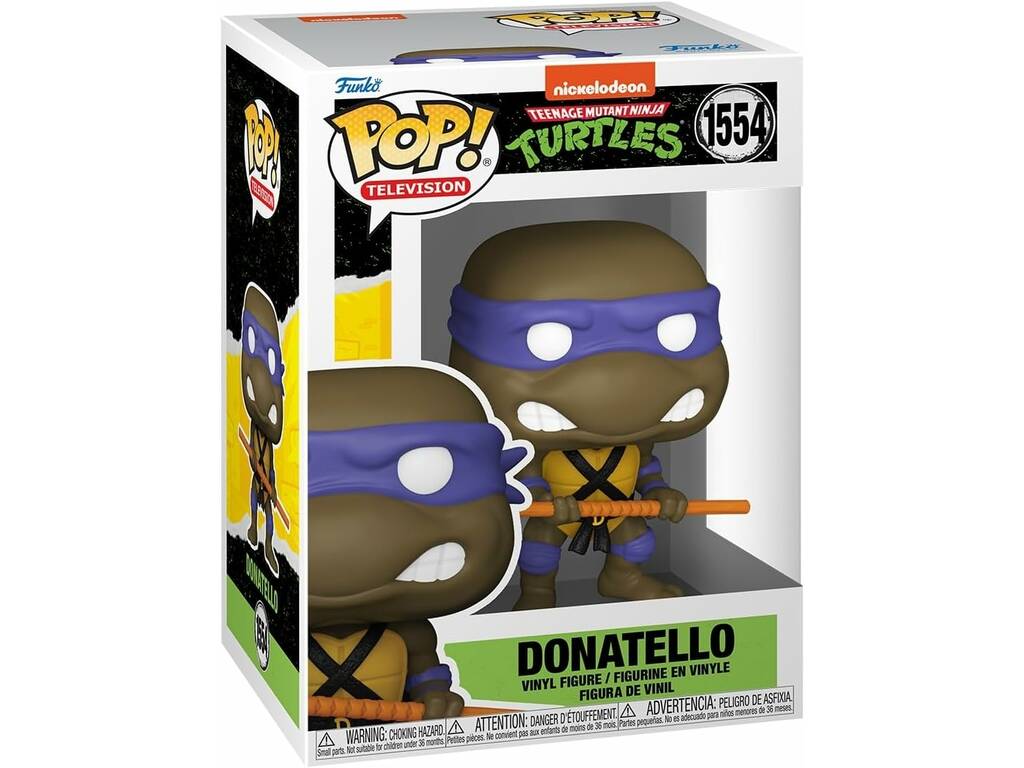 Funko Pop Television Tortugas Ninja Figura Donatello 78049