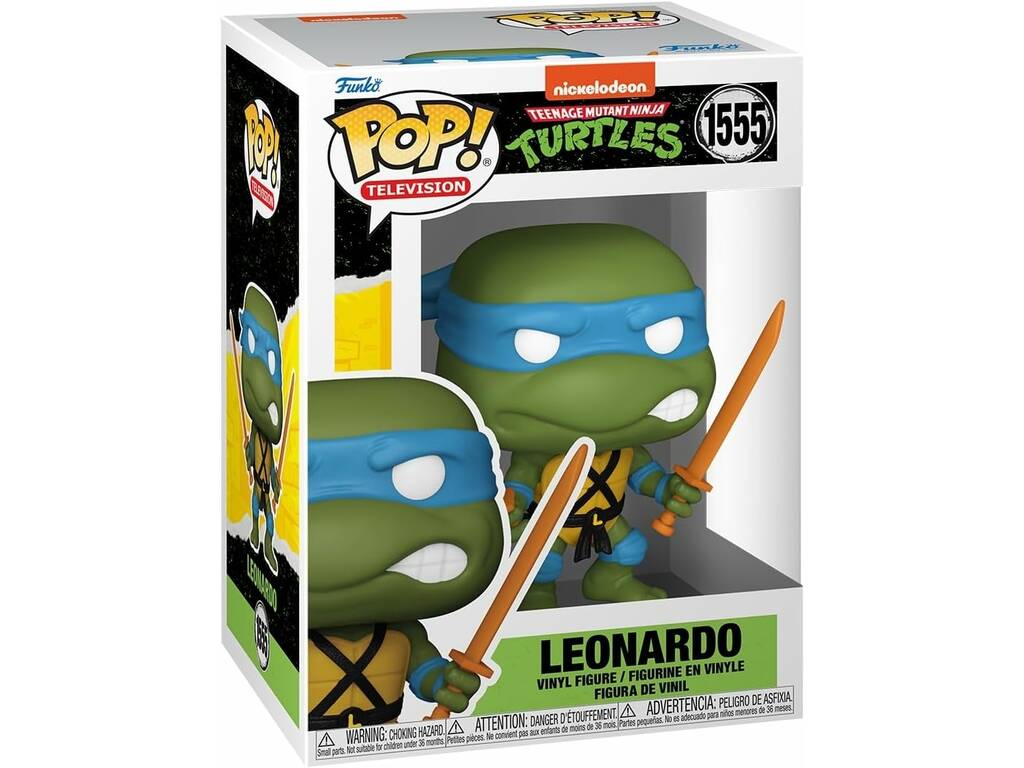 Funko Pop Television Tartarugas Ninja Figura Leonardo 78054